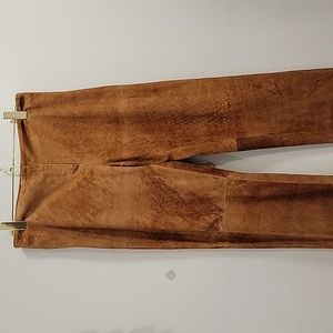 Vakko ladies, leather suede pants size 10 pre-loved